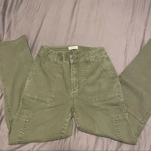 Garage straight leg 7/8 length cargo pants